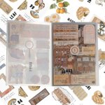 Autocollant scrapbooking stickers livre aesthetic dcoratifs autocollant adhsif pour journal album bricolage ...