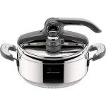 Autocuiseur 35 l en acier inoxydable 18 / 10 22 cmcasserole induction et gazcouvercle intelligent et ...