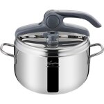 Autocuiseur 5 l en acier inoxydable 18 / 10 22 cmcasserole induction et À gazcouvercle À ouverture facilefond ... Autocuiseur 5 l en acier inoxydable 18 / 10 22 cmcasserole induction et À gazcouvercle À ouverture facilefond ...