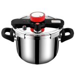 Autocuiseur en acier inoxydable de 4 litres 100 kpa 15 psi double verrouillage