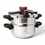 Autocuiseur / casserole  couscous - royal swiss - 10 litres - inox - induction - 2 en 1