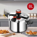 Autocuiseur de grande capacit� de 8 l autocuiseur de qualit� alimentaire trois niveaux de puissance de ...