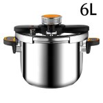 Autocuiseur inox - casserole � pression s�curis�e anti - explosion - compatible gaz et induction - pour ...