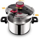 Autocuiseur - lamart - steam lt1255 - 4 l - acier inoxydable - 3 fermetures de s�curit�