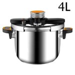 Autocuiseur - autocuiseur professionnel - acier inoxydable - 4l - antidflagrant - compatible les plaques ...