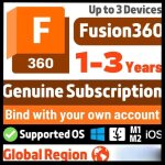 Autodesk fusion 360 2023 - abonnement genuine f360 - officielle (compte officiel) 2025