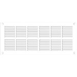 Autogyre - grille ventilation rectangle extra - plate l : 254 x 110 mm - bbanc Autogyre - grille ventilation rectangle extra - plate l : 254 x 110 mm - bbanc