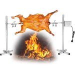 Entirement automatique lectrique grill bbq rack 15w up to 70kg rglable en hauteur tourne broche barbecue ...