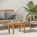 Automne / hiver marron table basse carr�e - marron 50x35x36cm - bois de teck solide - hauteur:36cm dec3740493 ...