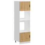 Automne / hiverarmoires de four - armoire bas de cuisine colonne cuisine - 2 pcs porto ch�ne artisanal ...