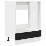 Automne / hiverarmoire de four - armoire bas de cuisine colonne cuisine - avec stockage riga ch�ne noir ...