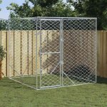 Automne / hiverchenil dext�rieur pour chiens argent� 2x2x2 m acier galvanis� - hauteur:20cm - grande ...