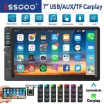 Autoradio 2 din - essgoo - 7 pouces - carplay / android auto - Écran tactile - bluetooth - multicolore ... Autoradio 2 din - essgoo - 7 pouces - carplay / android auto - Écran tactile - bluetooth - multicolore ...