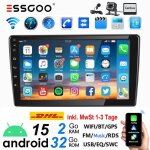 Autoradio 2 din - essgoo - android 15. 0 - 2 + 32g - pour peugeot 407 2004 - 2011 - carplay
