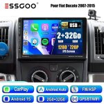 Autoradio 2 din - essgoo - android 15 - cran 9 - carplay - android auto