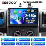 Autoradio 2 din - essgoo - android 15 - cran 9 - carplay - bluetooth