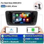 Autoradio 2 din pour seat ibiza 2009 - 2013 lecteur multimdia audio carplay android auto gps bluetooth ...