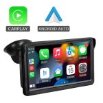 Autoradio 7 pouces avec carplay android auto bluetooth wifi carte tf sortie aux usb transmetteur fm label ...