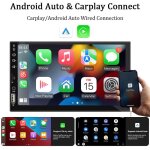 Autoradio 7 pouces lecteur multimdia android carplay bluetooth cran tactile hd modes de prise en charge ...