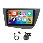Autoradio 9inch avec car - play gps navigation seat leon 2005 - 2013 android 14