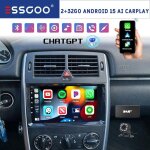 Autoradio ai android 15 - essgoo - 9 pouces - dab + - carplay - mercedes - benz a / b / vito