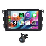 Autoradio android 11 carplay 9 pouces navigation gps cam�ra ahd 2 + 32 go compatible avec mercedes benz ...