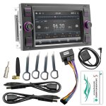 Autoradio android 13 2 din pour ford focus c - max mondeo kuga fiesta fusion transit 2 + 64go �cran tactile ...