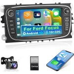 Autoradio android 13 pour ford focus mk2 mondeo cmax galaxy smax kuga avec apple carplay - android auto ...