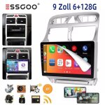 Autoradio android 14 - essgoo - 9 pouces - 6go + 128go - peugeot 307 sw 2002 - 2013 - carplay gps bt Autoradio android 14 - essgoo - 9 pouces - 6go + 128go - peugeot 307 sw 2002 - 2013 - carplay gps bt