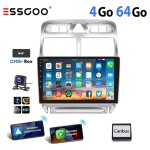 Autoradio android 15 - essgoo - 4 + 64g - 9 pouces - gps - cam�ra de recul - dab - bt
