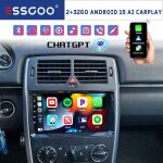 Autoradio android 15 - essgoo - 9 pouces - carplay gps - mercedes - benz a / b / vito