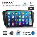 Autoradio android 15 - essgoo - 9 tactile - dab - carplay - seat ibiza mk4 2009 - 2013