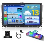 Autoradio android 15 pour vw / seat / skoda - 9[8 - c?urs 4 + 64g] - carplay / android auto sans fildsp59uiwif ...