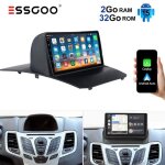 Autoradio android 9 - essgoo - carplay / android auto - bluetooth - pour ford fiesta mk6 2008 - 2016