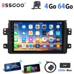Autoradio android 9 pouces - essgoo - 4 + 64g - carplay - pour suzuki sx4 2006 - 2013 - pour fiat sedici ...
