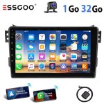 Autoradio android 9 pouces - essgoo - �cran tactile hd - opel agila b 2004 - 2014 - suzuki splash - carplay ...