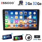 Autoradio android 9 pouces - essgoo - �cran tactile - pour toyota avensis 2002 - 2008 - carplay - gps ...