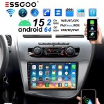 Autoradio android 9 pouces - essgoo - pour seat leon mk2 2005 - 2012 - carplay - android auto - bluetooth ...