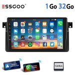 Autoradio android pour bmw e46 - essgoo - �cran tactile 9 pouces - carplay - android auto - bluetooth ...