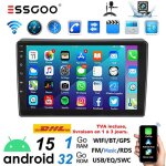 Autoradio android pour citroen berlingo - essgoo - �cran tactile 9 pouces - carplay & android auto - ...
