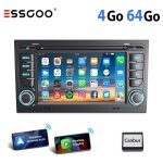 Autoradio android - essgoo - audi a4 b6 / b7 - 4go + 64go - carplay - bluetooth - �cran 7