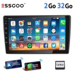 Autoradio android - essgoo - carplay - bluetooth - peugeot 407 - �cran 9 - gps