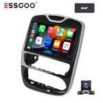 Autoradio android - essgoo - renault clio iv - �cran 10 - gps bluetooth - cam�ra dab +