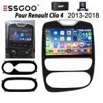 Autoradio android - essgoo - renault clio iv - cran 10 - gps bluetooth dab + - camra recul
