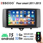 Autoradio android - essgoo - smart fortwo - �cran 9 - gps wifi bluetooth - 1 + 32go