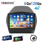 Autoradio android pour hyundai ix35 - essgoo - 9 pouces - carplay - android auto - gps - wifi - 6go ram ...