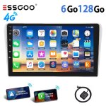Autoradio android pour toyota avensis - essgoo - 9 pouces - carplay - android auto - gps - wifi - 6go ...