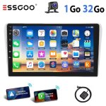 Autoradio android pour toyota avensis - essgoo - 9 pouces - �cran tactile - carplay - gps int�gr�