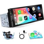 Autoradio bluetooth 1 din avec apple carplay android auto sans fil 6. 86 pouces �cran tactile lecteur ...