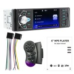 Autoradio bluetooth lecteur mp5 intelligent avec lecteur mp3 wma fm 7 lumi�res couleur protection voiture ...
